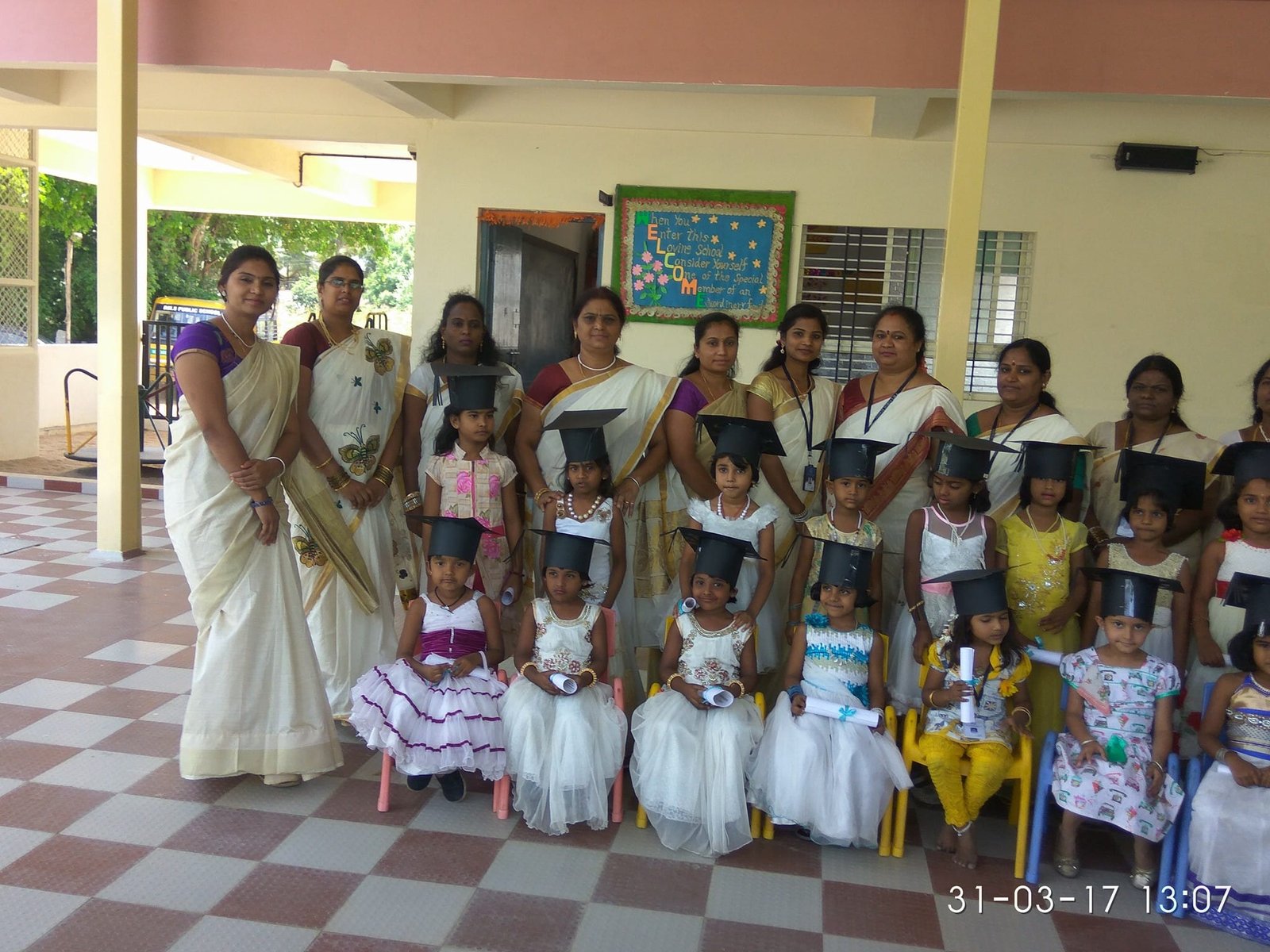 Graduation day celebration.